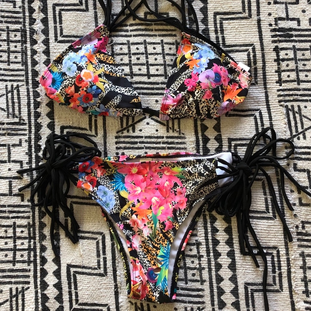 Small Tropical Swim Suit - Picture 1 of 5
